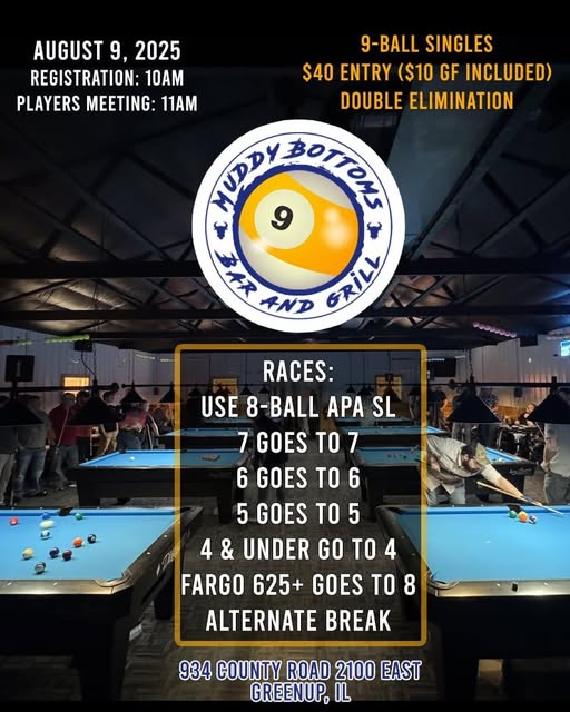 Tournament flyer / rules image